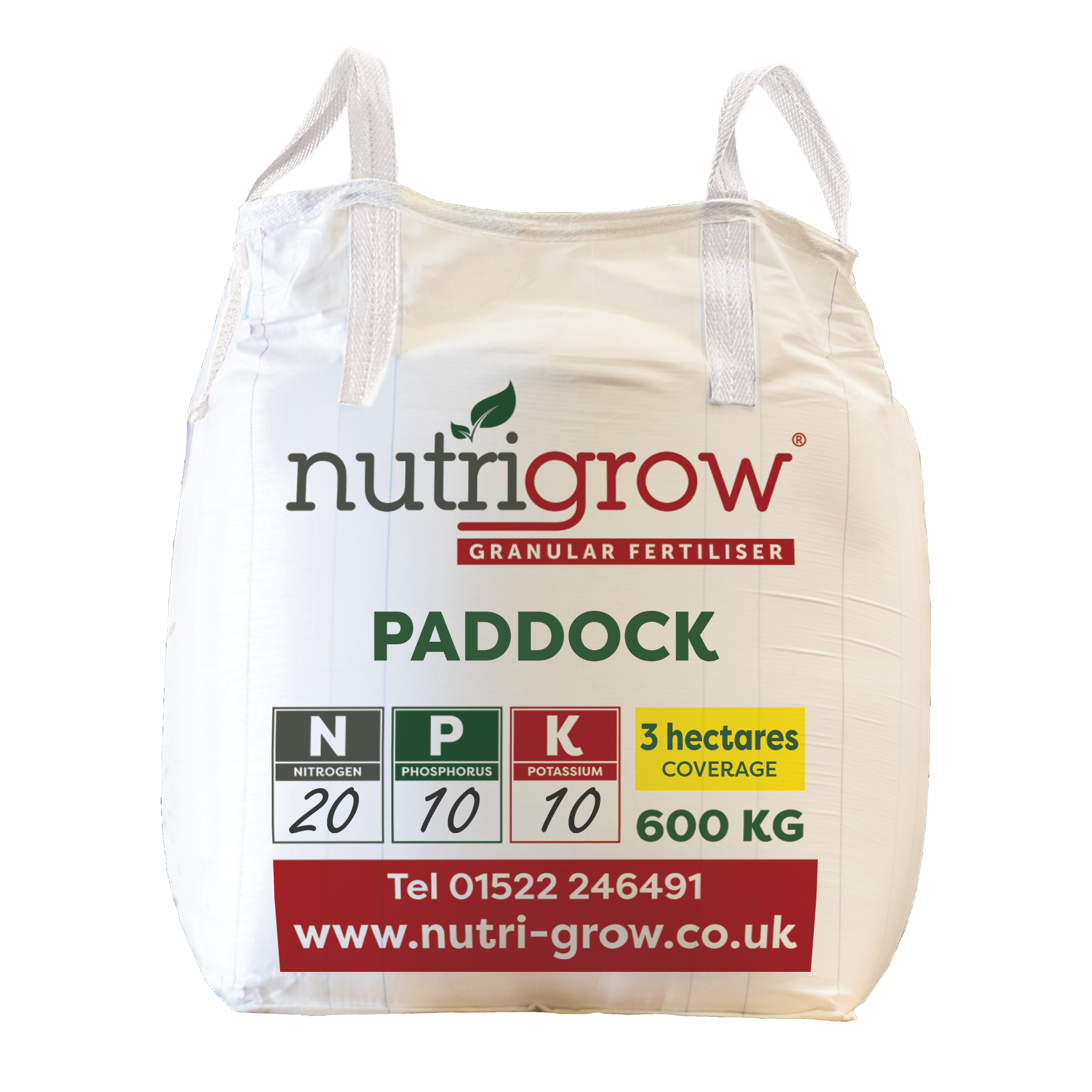 Nutrigrow 20-10-10 Paddock Fertiliser 600kg
